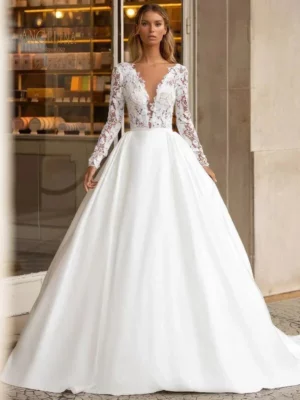 Vestido de Novia de Dia Sencillo