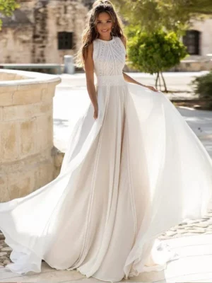 Vestido de Novia Sencillo para Civil