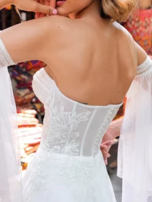 Vestido de Novia Sencillo Elegante