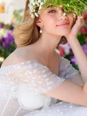 Vestido de Novia Sencillo para Boda Religiosa