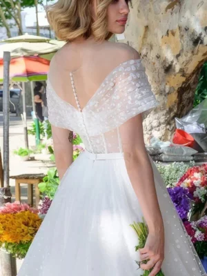 Vestido de Novia Sencillo para Boda Religiosa