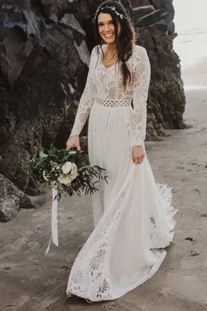 Vestido de Novia Vintage para Playa