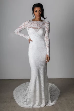 Vestido de Novia Sencillo para Matrimonio Civil