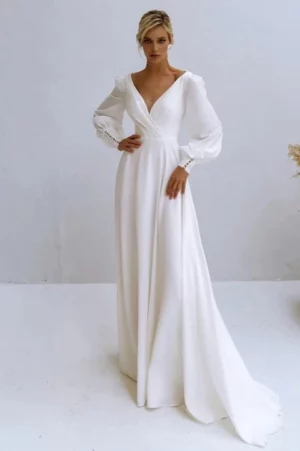 Vestido de Novia 2025 Sencillo