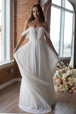 Vestido de Novia Románticos y Sencillo