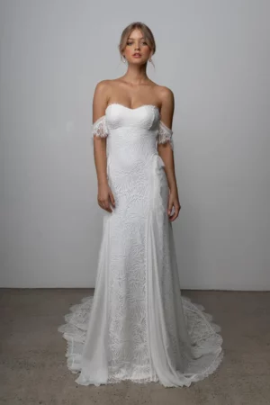 Vestido de Novia Sencillo para Verano