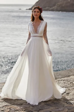 Vestido de Novia Sencillo y Elegantes