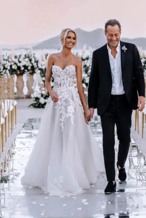 Vestido de Novia Sencillo Invierno