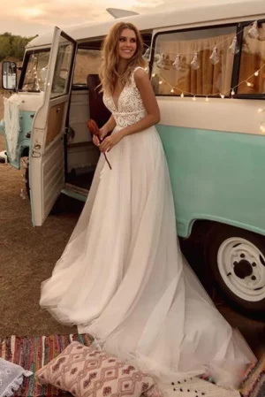 Vestido de Novia Sencillo
