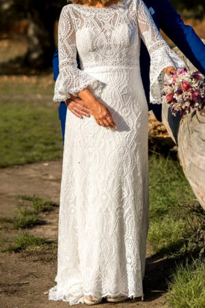 Modelo de Vestido de Novia Sencillo