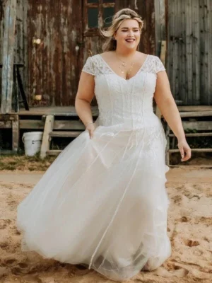 Vestido de Novia Talla Grande Voz del Silencio