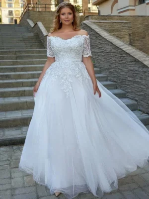 Vestido de Novia Talla Grande Belleza Sin Tiempo