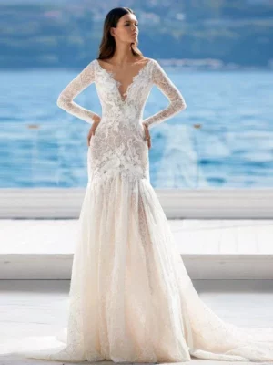 Vestido Corte Sirena de Novia