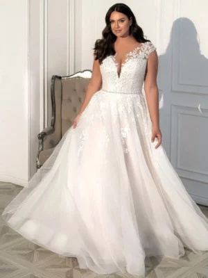 Vestido de Novia de Talla Grande
