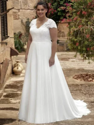 Vestido de Novia Talla Grande Ternura Divina