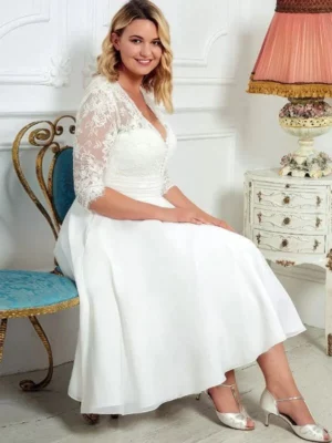 Vestido de Novia Talla Grande Encanto Puro