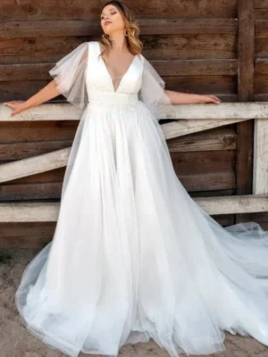 Vestido de Novia Talla Grande Brisa de Amor