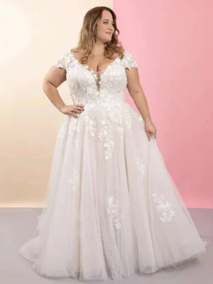 Vestido de Novia Talla Grande Serenidad Eterna