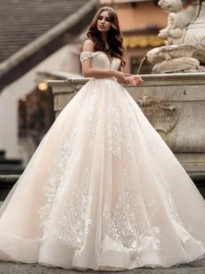 Vestido de Novia Tipo Princesa