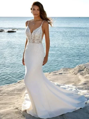 Corte de Sirena Vestido de Novia