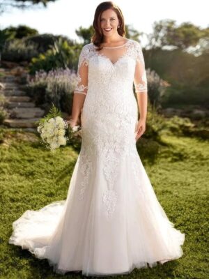 Vestido de Novia Talla Grande Encanto Interior