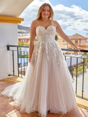 Vestido de Novia Talla Grande Noche de Encanto