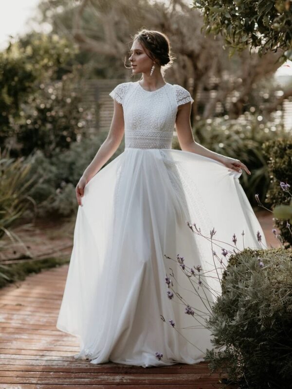 Vestidos de Novia Boho Estrella de Cristal