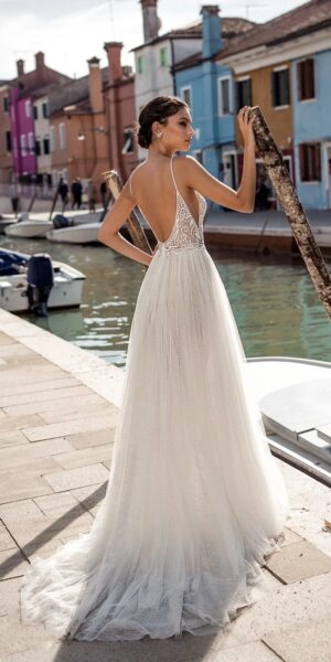 Vestidos de Novia Boho Suspiro de Algodón
