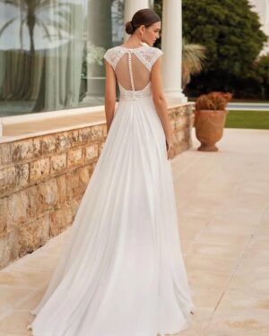 Vestidos de Novia Boho Rosa de Luna