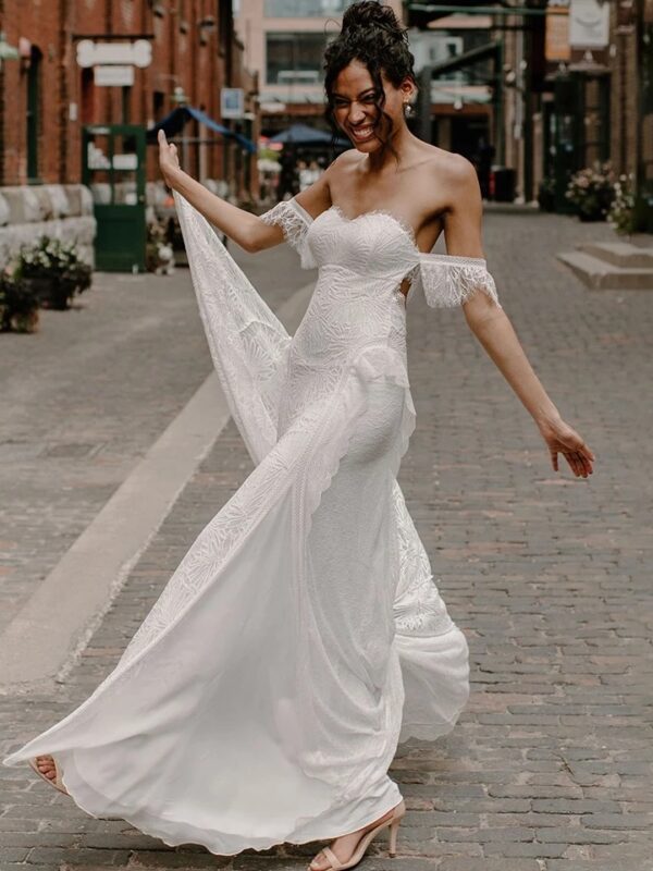 Vestidos de Novia Boho Flor de Niebla