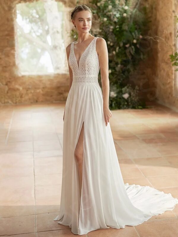 Vestidos de Novia Boho Tacto de Niebla