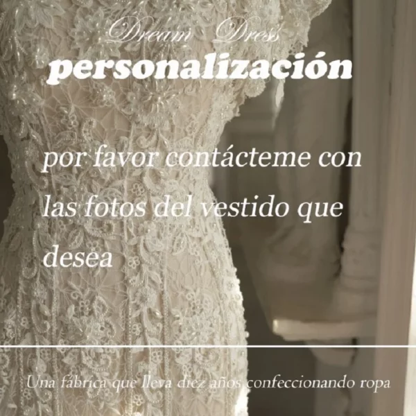 DREAM Customized Satin Bohemian Wedding Dress For Brides 2025 Off The Shoulder Lace Halter Bridal Gown With Detachable Sleeves - Imagen 6
