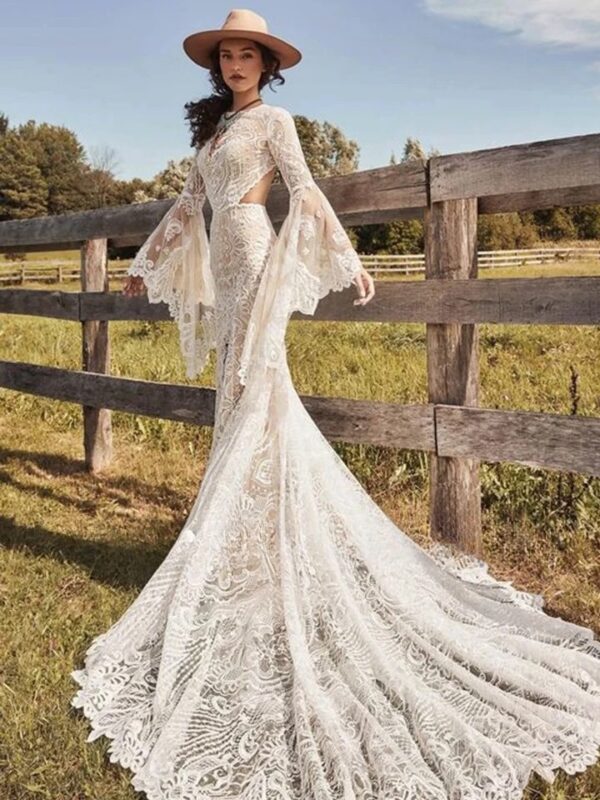 Vestidos de Novia Boho Danza del Cielo