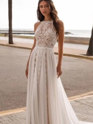 Vestidos de Novia Boho Aliento Dorado