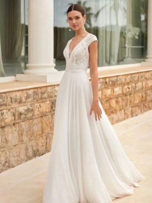 Vestidos de Novia Boho Rosa de Luna
