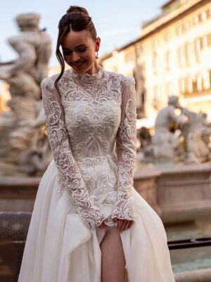 Vestidos de Novia Boho Velo Eterno