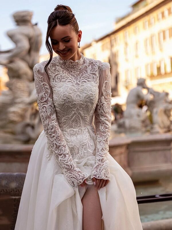 Vestidos de Novia Boho Velo Eterno