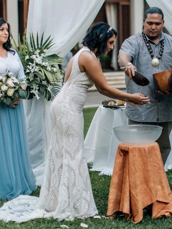 Vestidos de Novia Boho Llama de Invierno