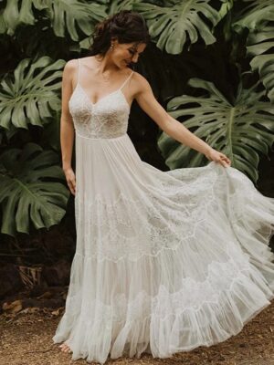 Vestidos de Novia Boho Aliento de Estrellas
