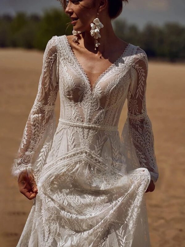Vestidos de Novia Boho Misterio de Seda