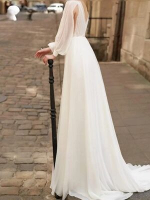 Vestidos de Novia Boho Danza de Pétalos