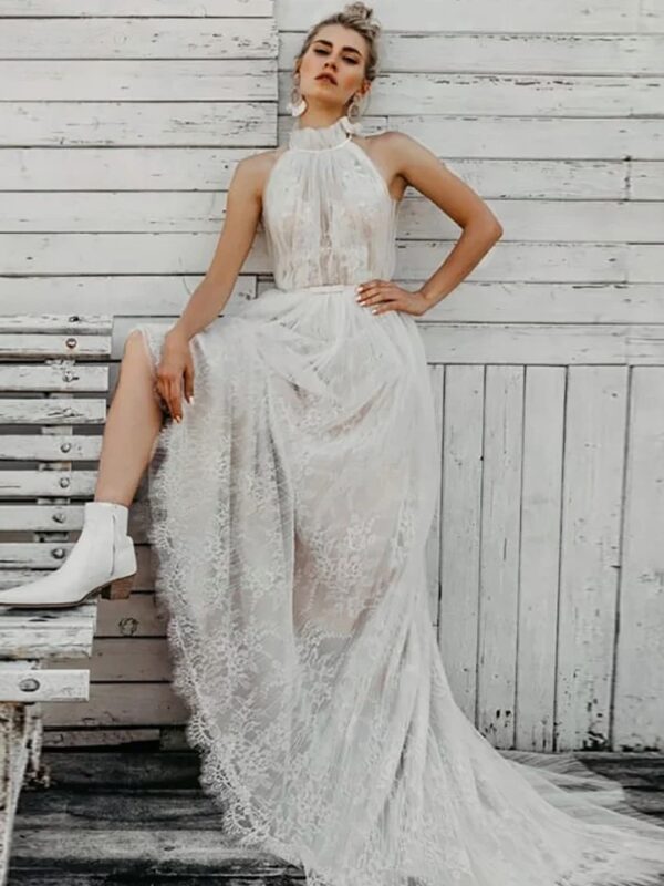 Vestidos de Novia Boho Sueño Transparente