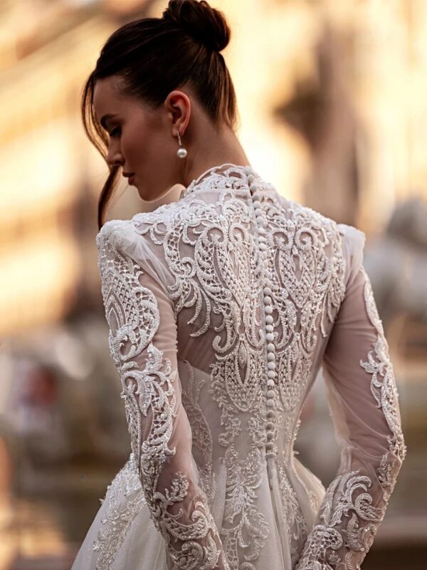 Vestidos de Novia Boho Velo Eterno