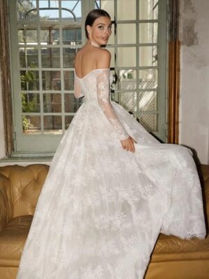 Vestidos de Novia Boho Brillo de Alba