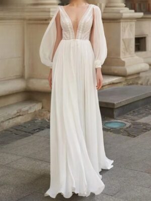 Vestidos de Novia Boho Danza de Pétalos