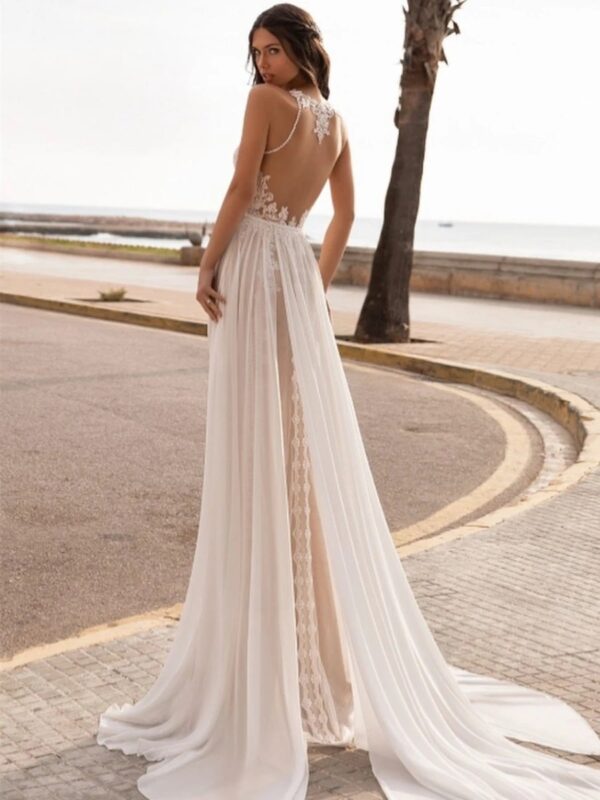 Vestidos de Novia Boho Aliento Dorado