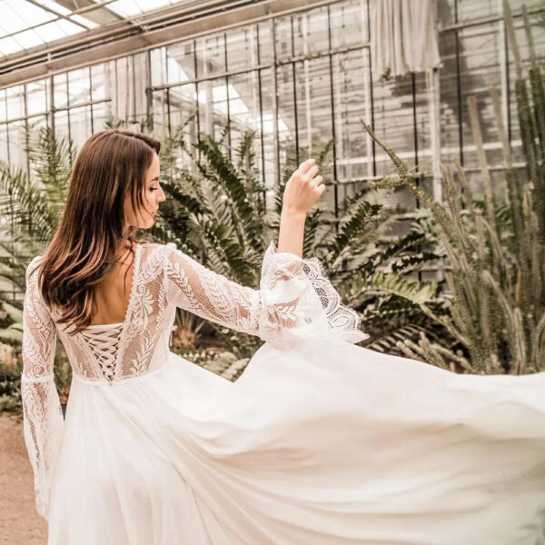 Vestidos de Novia Boho Neblina Dulce