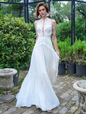 Vestidos de Novia Boho Latido Azul
