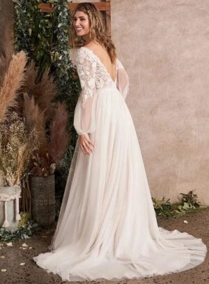 Vestidos de Novia Boho Velo del Alba