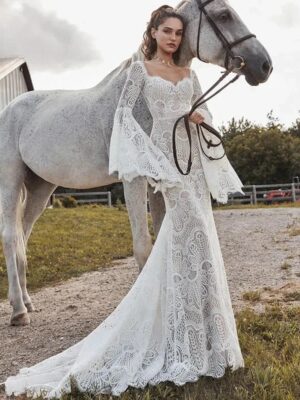 Vestidos de Novia Boho Canto de Rocío